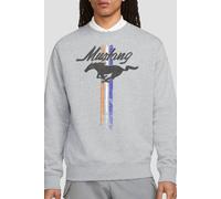 Ford Mustang Stripes Sweatshirt, Athletic Heather in Light Grey | Size: Small Ford Light Grey S