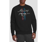 Ford Mustang Stripes Sweatshirt, Black | Size: Small Ford Black S