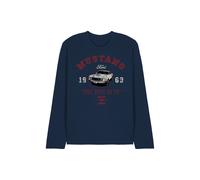 Ford Mustang The Boss is in Unisex Long Sleeve T Shirt, Navy, Small