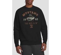 Mustang The Boss Is In Unisex Sweatshirt, Black, Medium