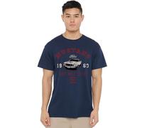 Ford Mustang The Boss is in Unisex T Shirt, Navy, Large
