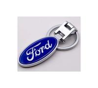 Ford Pendant Keyring SIlver Metal Car Logo Keychain for Gift Key Fob