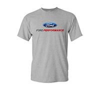 Ford Performance T-Shirt Ford Mustang GT ST Racing Tee Shirt, Gray, L