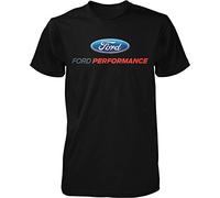 Ford Performance T-Shirt Mustang GT ST Racing (Front Print), Black, Medium