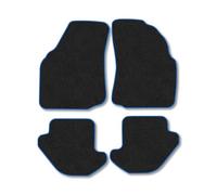 Ford Puma (1997-2002) Car Mats Accessories Tailored Fit Carpet Floor Mats Non Slip Blue Trim Full Coverage Compatible Accessory Granulated Backing Front Rear Set Anti Slip Hand-Finished