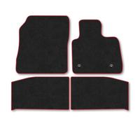 Ford Puma GEN-E [Electric] (2025+) Car Mats Accessories Tailored Fit Carpet Floor Mats non Slip Red Trim Full Coverage Compatible Accessory Front Rear Set Anti Slip Granulated Backing Hand-Finished