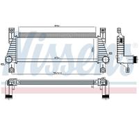 NISSENS 96222 Intercooler