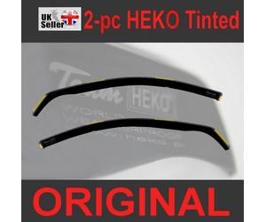 FORD RANGER MK4 4-door 2023-onwards 2-pc Wind Deflectors HEKO Tinted