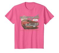 Ford - Red Mustang American Thoroughbred T-Shirt, Youth, Pink Heather, 3T