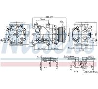 NISSENS 89365 Air conditioning compressor