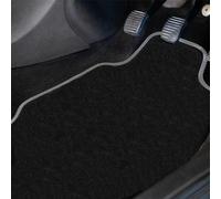 Ford Transit (2014+) Compatible Car Mats Accessories Carpet Tailored Fit Grey Trim Binding Full Coverage All Weather Accessory Custom Fit Hand-Finished Colour Bind Water-Resistant With Clips