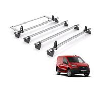 Ford Transit Connect Roof Rack For 2013-2023 (L1) 4 Bars + Roller - Rhino Only Suitable For Short (L1) Wheelbase Models