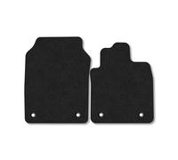 Ford Transit Courier (2023+) Van Mats Accessories Tailored Fit Carpet Car Floor Mats Non Slip Black Trim Compatible Accessory Anti Slip Full Coverage Durable Granulated Backing Hand-Finished Clips