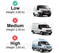 Ford Transit Rhino Door Ladder For 2000-2014 (Low) 7 Anti-Slip Steps