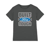 Ford Trucks Built Ford Tough Kids T Shirt, Charcoal, 7-8