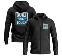 Ford Trucks Built Tough Men's Zip Hoodie, black, XL