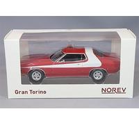 1:43 NOREV Ford Usa Gran Torino Coupe 1976 Red White NV270586 Model