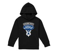 Ford V8 Genuine Parts Youth Kids Boy Girls Pull-Over Hoodie, Black, 7-8
