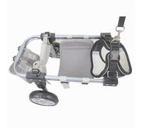 Fordable Dog Wheelchair for Back Legs, Adjustable Dog Wheelchair, Assist Small Pets with Paralyzed Hind Limbs to Recover Their Mobility 2 Wheels,L