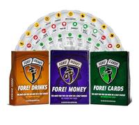 Fore! Cards Game Bundle - 3 On-Course Golf Games, Tons of Fun!