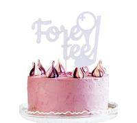 Fore Tee Golf Cake Topper - Happy 40th Birthday Cake Topper, Sport Themed Party Decorations Supplies, Happy Retirement Party Decoration Supplies