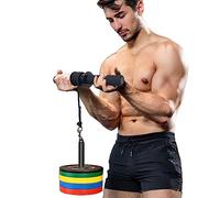 Forearm Blaster Roller Anti-Slip Handle Forearm Wrist Exerciser Trainer Arm Strength Equipment Home Gym Must for Exercising Fitness Workout (Nylon)