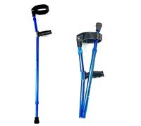 Forearm Crutch Ergonomic Lightweight Adjustable Support Folding Crutch for Seniors and Disabled - Ideal for Enhanced Mobility and Stability