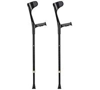 Forearm Crutches Adjustable Forearm Crutches - Lightweight Cuff Crutch - Adjustable Comfortable Wrist Handle Standard and Tall Adults Lightw