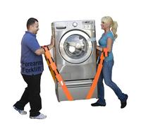 Forearm Forklift L74995CN Lifting and Moving Straps for Furniture, Appliances, Mattresses or Heavy Objects 800 Pounds 2-Person, 9'4" long X 3" wide, Orange, 2 Count