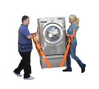 Forearm Forklift L74995CN Lifting and Moving Straps for Furniture, Appliances, Mattresses or Heavy Objects 800 Pounds 2-Person, 9'4" long X 3" wide, Orange, 2 Count