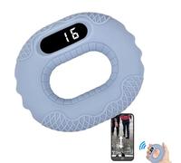 Forearm Strength Trainer - Removable Counter, Silicone Hand Strengthener,Digital Hand Dynamometer, Mobile Phone Wireless Page Turner, Forearm Workout