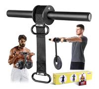 Forearm Strengthener and Wrist Roller, 43.3 in Or 51.2 in Ultra-Strong Nylon Webbing Wrist & Forearm Blaster with Quick Locking Mechanism, Durable Anti-Slip Grip Handles for Forearm Strength Training