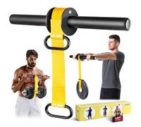 Forearm Strengthener and Wrist Roller, 43.3 in Or 51.2 in Ultra-Strong Nylon Webbing Wrist & Forearm Blaster with Quick Locking Mechanism, Durable Anti-Slip Grip Handles for Forearm Strength Training