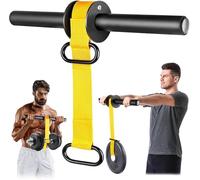 Forearm Strengthener & Wrist Roller - Up to 50KG Load, Durable Non-Slip Handle & Adjustable Strap - Ideal for Grip Strength, Muscle Building & Rehab - Perfect for Gym, Home & Outdoor Training