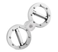 Forearm Trainer | Arm Strengthener Stainless Steel Handle | Ergonomic Wrist and Arm Trainer for Muscle Building, Energy for Grip