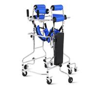 Forearm Walking Frame Rollator with Wheel Hemiplegia Rehabilitation Standing Adult Portable aid, for Seniors with Adjustable Height for Elderly or Disabled,U2,8 Rounds