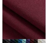 Foreate Canvas Fabric, 12oz Natural Cotton Duck Canvas Fabric by The Yard 59" Wide Thick & Heavy Sewing Material for Arts & Crafts, Bags, Covers, Backings, Painting, Home Decor, Wine Red 1 Yard