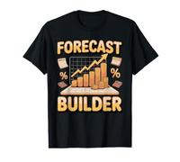 Forecast Builder Financial Analyst Corporate Value Graphic T-Shirt