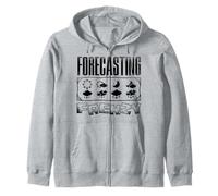 Forecasting Frenzy Weather Forecaster Meteorologist Zip Hoodie