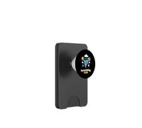 Forecasting Fun Weather Cartoon Design PopSockets PopWallet for MagSafe