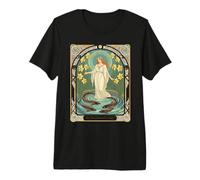 Forecasting Lovers' Fortunes Dwynwen's Well and Sacred Fish Premium T-Shirt