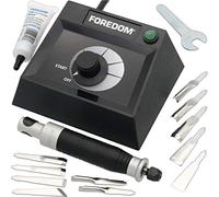 FOREDOM Chisel 50C HANDPIECE & Table TOP Control K.EM-50 +11-Chisels WOODCARVING (2.9L R Box A)