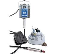 Foredom Woodcarving Kit - K 5240-1/6 HP Motor - 18,000 RPM - No. 44T Handpiece - 53 Accessory Kit - Grease - 1 Pc - Pencil Style - Heavy Duty - Carving