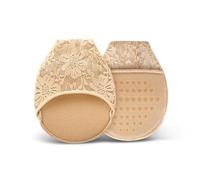 Forefoot Pads - Relieve Burning Stress and Pressure Across Metatarsal Bone Structures, Contoured Streamlined Fit Shape for High Heels and Pumps, 10.7x9.2cm Dimensions, Cotton - for Women