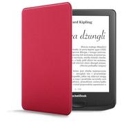 Forefront Cases Case for PocketBook Touch Lux 5, Touch Lux 4, HD 3 & PocketBook Color (Colour) 2020 - Slim, Lightweight & Protective Cover with Smart Auto Sleep-Wake Function - Red