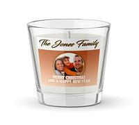 forefrontdesigns Personalised Candle Label - Customised Sticker or Candle Option, Engagement Gift & Personalised Gift for Women