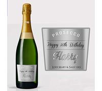 forefrontdesigns Personalised Champagne Bottle Label - Custom Champagne Label Bottle Sticker, Perfect for Weddings, Anniversaries, Birthdays & Gifts - Premium Customisable Prosecco Sticker