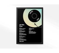 forefrontdesigns Personalised Vinyl Record Song Lyrics Print - Custom Song Lyric Print & Framed Wall Art - Perfect Personalised Music Gift or Wedding Anniversary