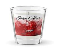 forefrontdesigns Personalised Zodiac Scorpio Candle Label - Customised Sticker or Candle Option, Photo Candle, Star Sign, Engagement Gift & Personalised Gift for Women