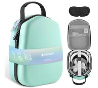 FOREGOER Hard Carrying Case Compatible with Meta Quest 3S/3/Oculus Quest 2, Official/Elite Strap VR Gaming Headset, Portable Travel Case for Touch Controllers Accessories